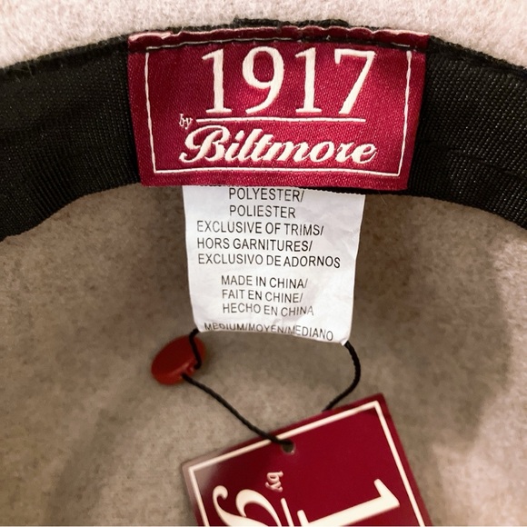 Biltmore 1917 Ladies Rebel Heart Wool Felt Fedora Western Cowboy Hat Boho - Picture 8 of 10